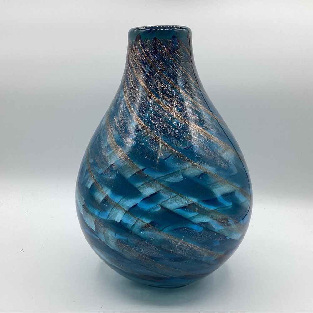 Sea view Bottle Vase made of Lead Crystal GS2